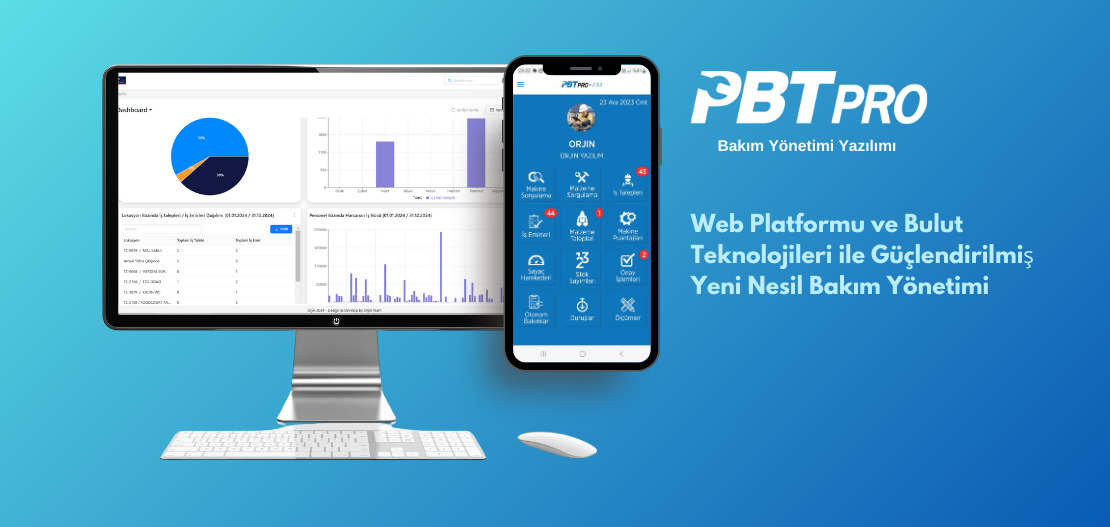 PBT PRO web Bakım Yönetimi Yazılımı